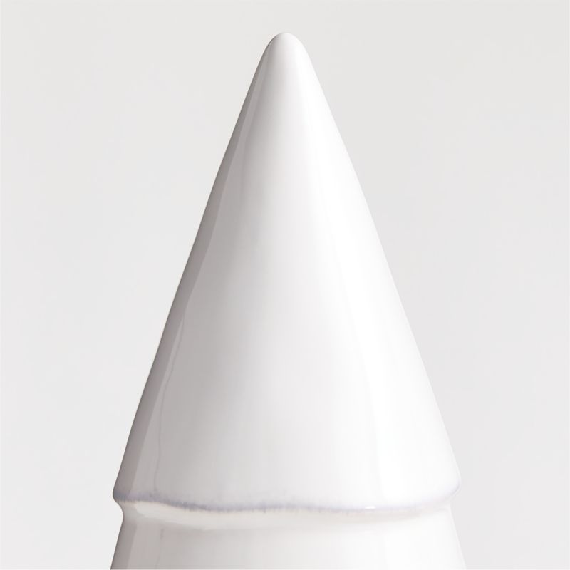 Marin Large White Ceramic Christmas Tree - image 3 of 10