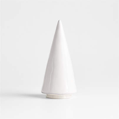 Marin Medium White Ceramic Christmas Tree