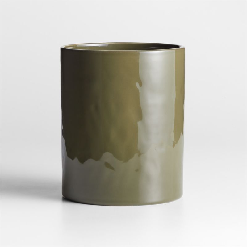 Marin Desert Green Stoneware Utensil Holder - image 3 of 5