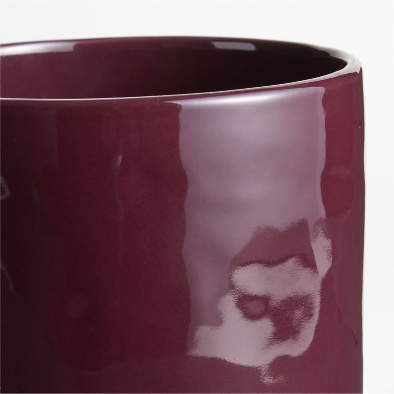 Marin Merlot Red Stoneware Utensil Holder - image 1 of 3