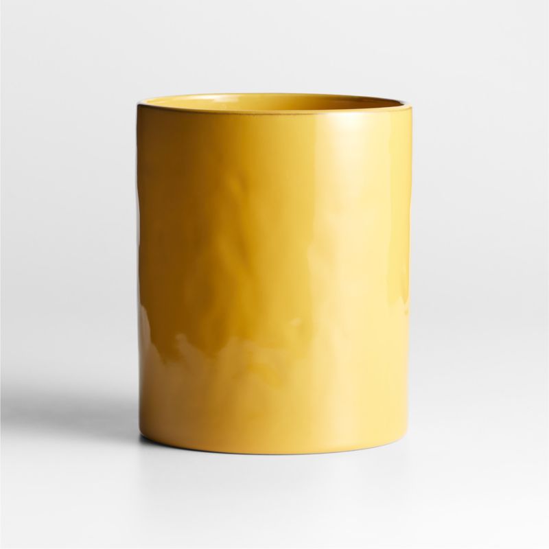 Marin Saffron Yellow Stoneware Utensil Holder - image 1 of 3