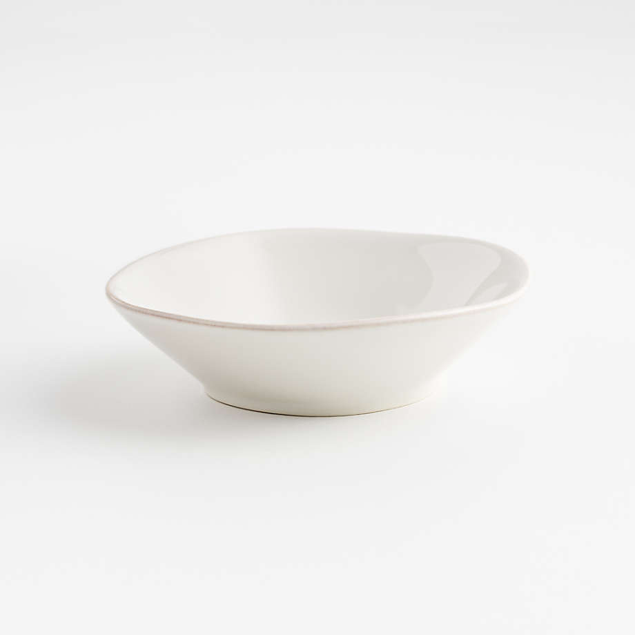 Marin White Dip Snack Bowl + Reviews | Crate & Barrel