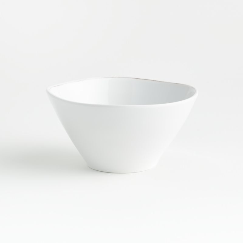 Viewing product image Marin White Outdoor Melamine Bowl - image 1 of 10