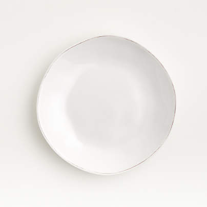 Marin White Outdoor Melamine Salad Plate