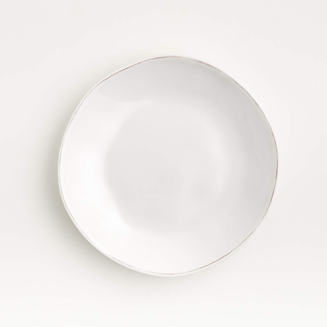 Marin White Outdoor Melamine Salad Plate + Reviews | Crate & Barrel