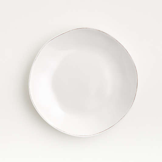 Marin White Outdoor Melamine Salad Plate