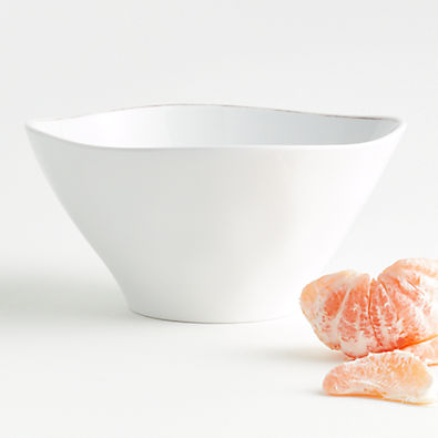 View Marin White Melamine Serving Bowl details