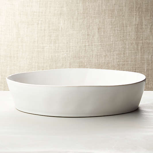 Marin White Oval 10"x13.75" Baking Dish