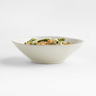 View Marin White Stoneware Pasta Bowl details