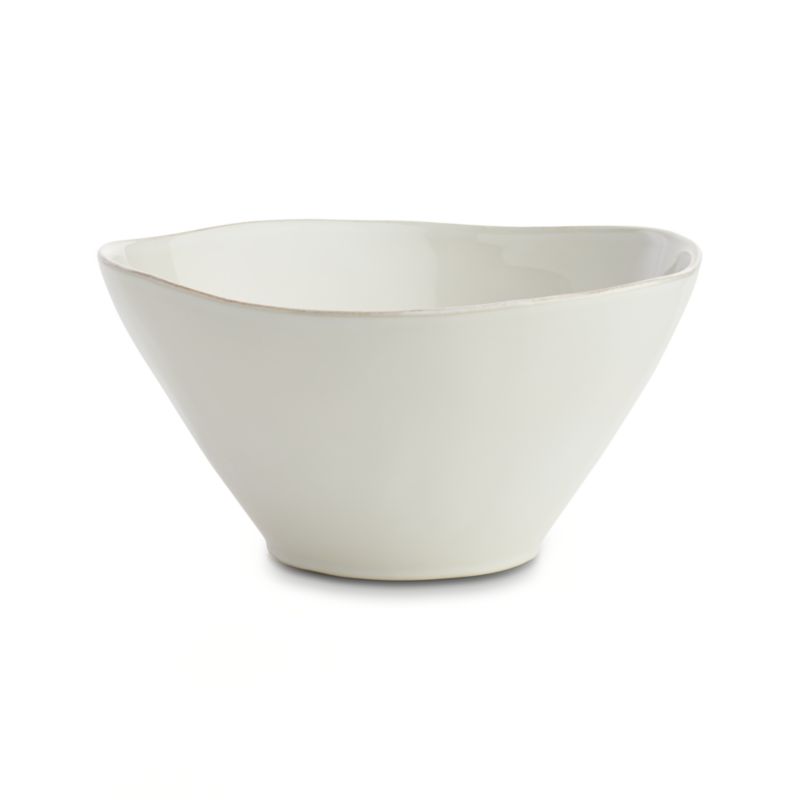 Marin White Small Serving Bowl
