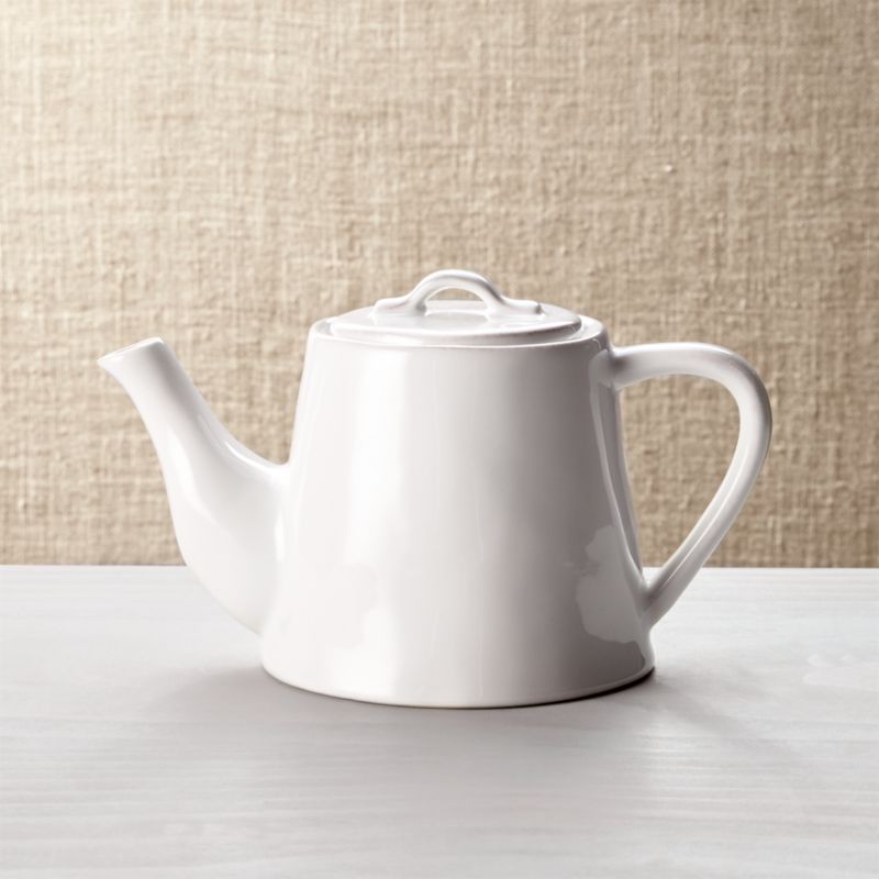 Marin White Teapot + Reviews Crate & Barrel Canada
