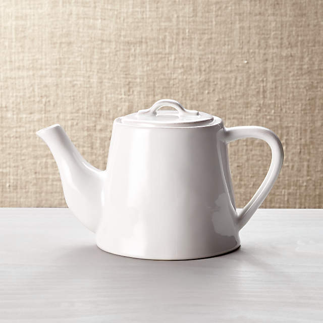 Handmade Teapot in #85 White - Style B – mogutable