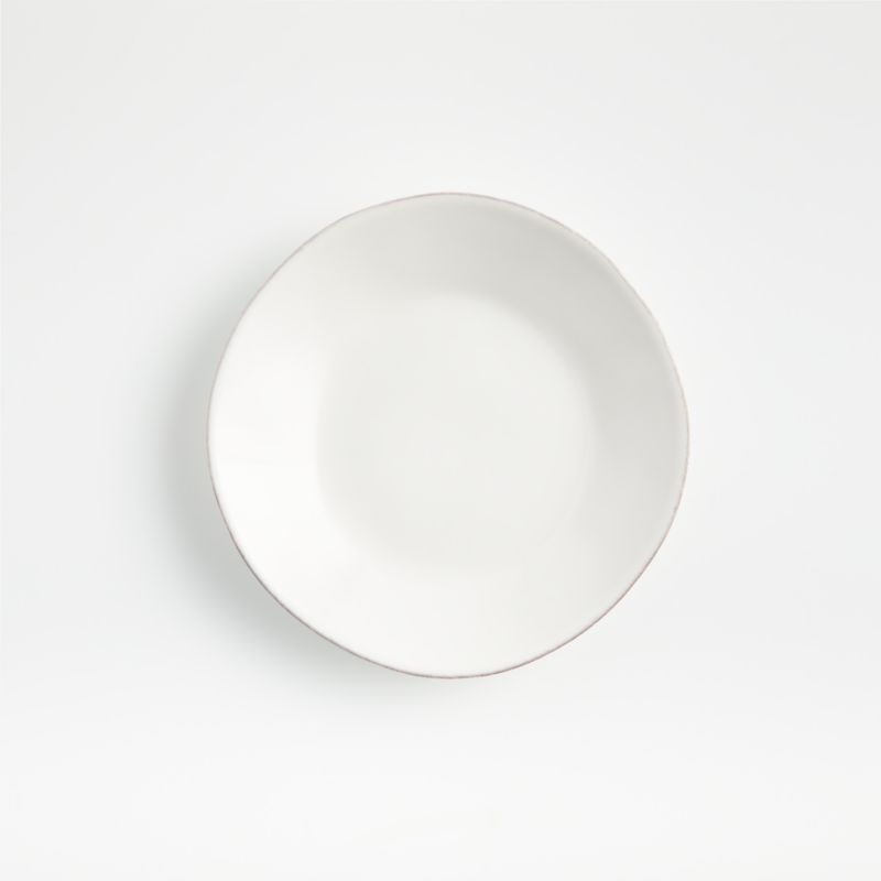 Marin White Appetizer Plate + Reviews | Crate & Barrel