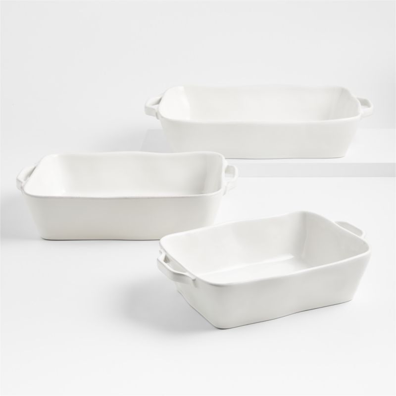 Marin White Bakers, Set of 3