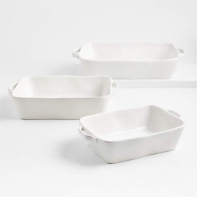 Marin White Bakers, Set of 3