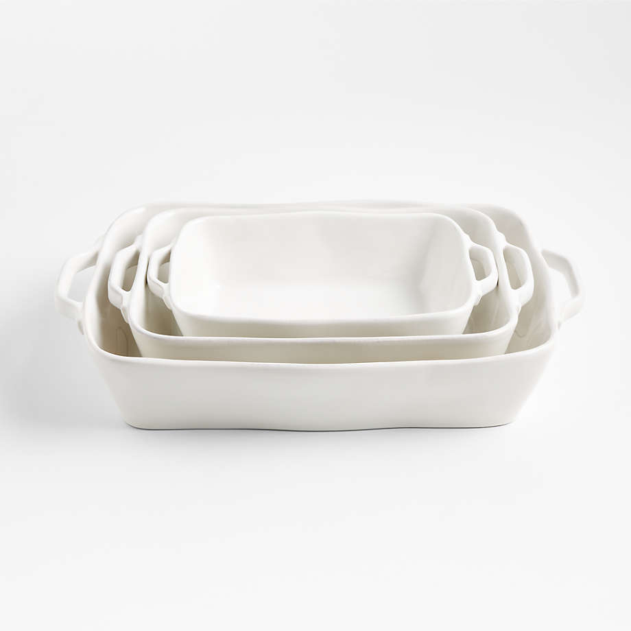 Marin White Bakers, Set of 3 + Reviews | Crate & Barrel