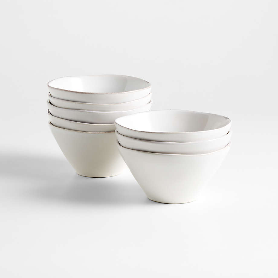 BTaT- White Cereal Bowls, Set of 12, 16 Ounces, Bowls, Cereal Bowl, White  Bowls, Small Bowls