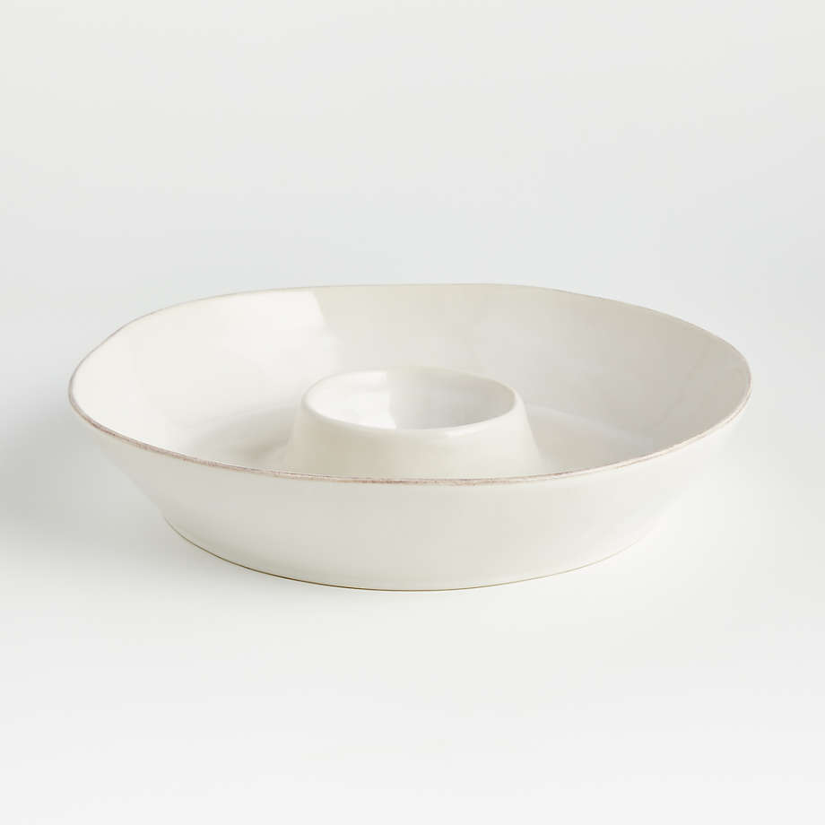 Marin White Chip and Dip | Crate & Barrel