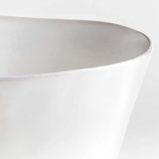 Marin White Ceramic Champagne Bucket