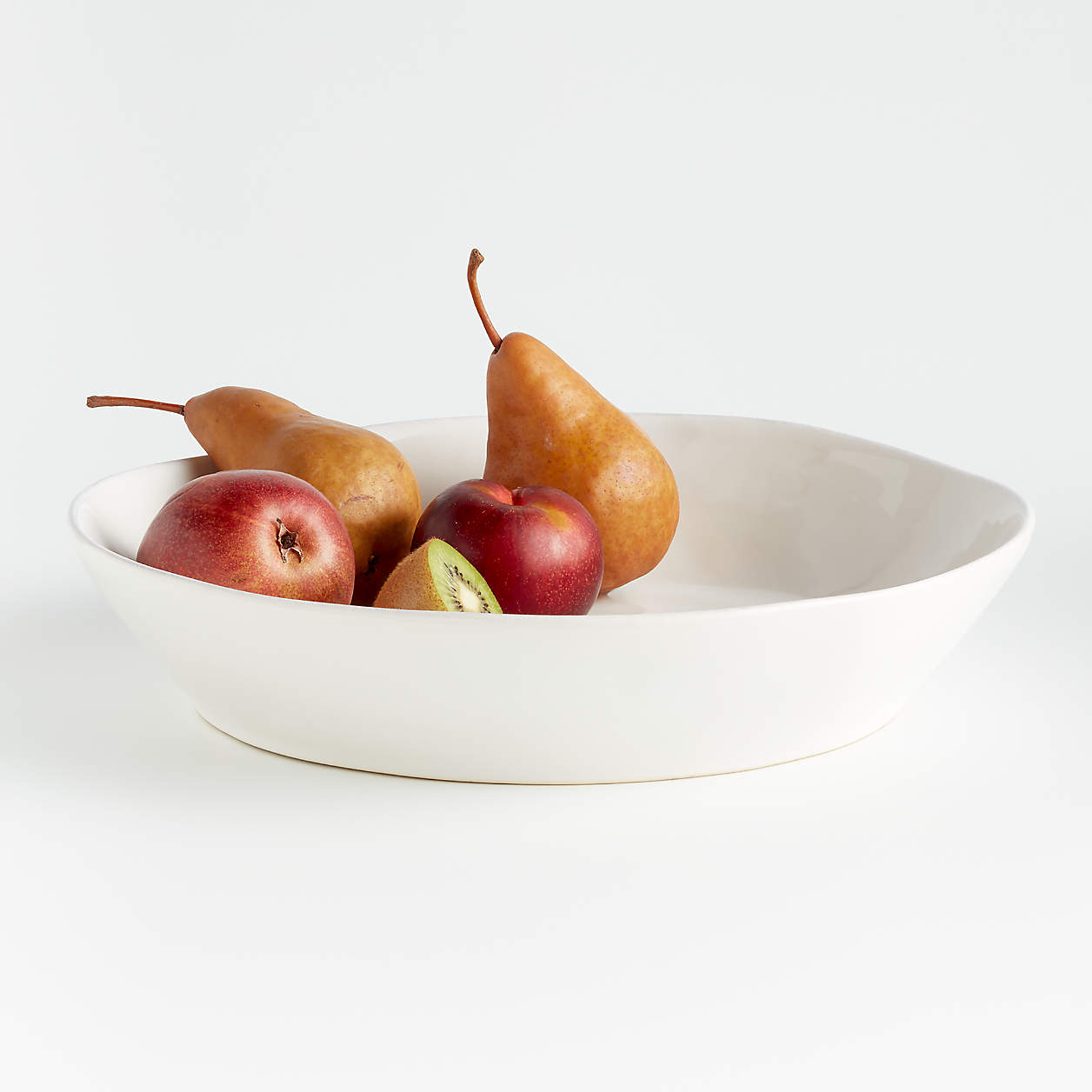 Marin White Centerpiece Bowl + Reviews Crate & Barrel