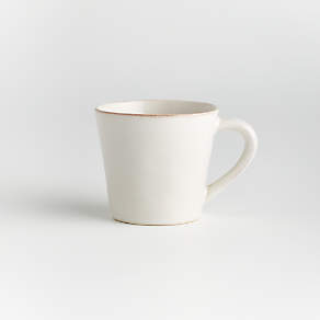 x2~FISH Pottery Mug~Infinity Design~Large Coffee Mug~20 Oz.~5  tall~White~NEW