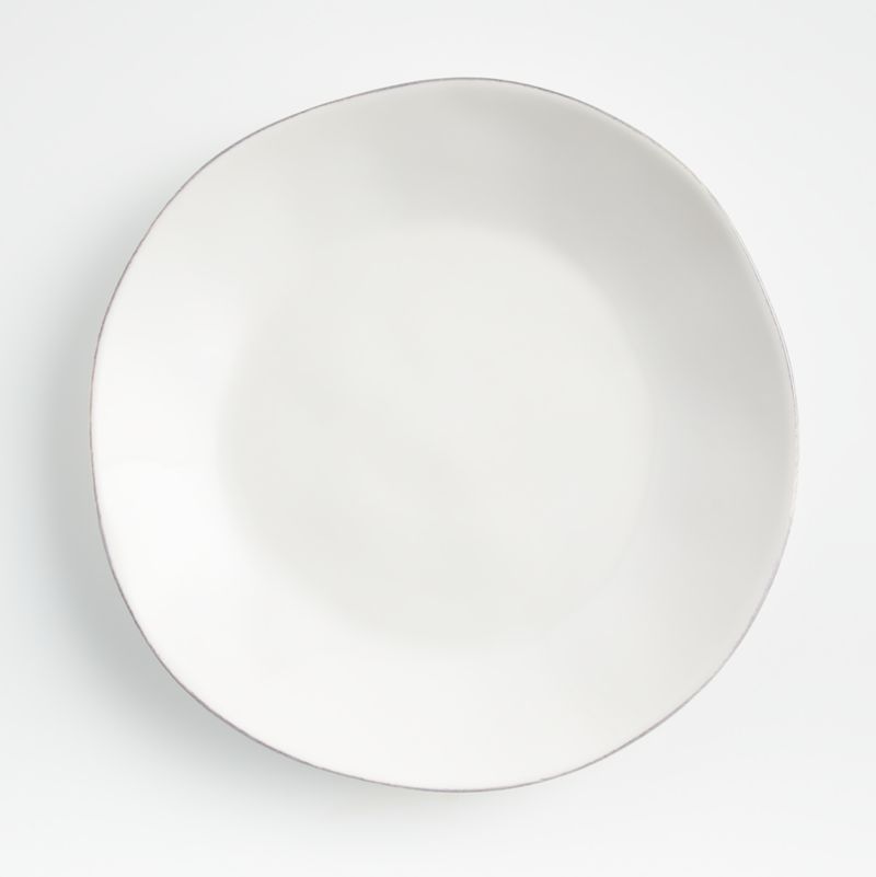 Marin White Dinner Plates, Set of 8