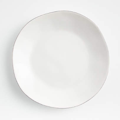 Marin White Dinner Plate + Reviews | Crate & Barrel