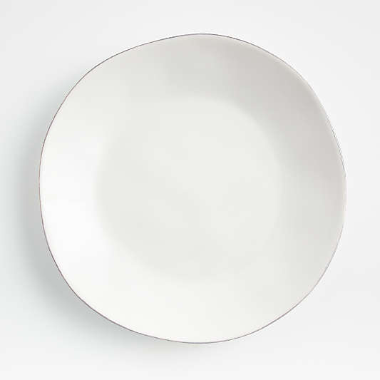 Marin White Dinner Plates, Set of 8