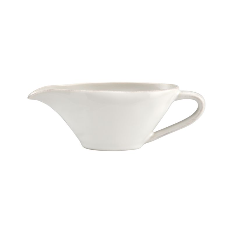 Marin White Gravy Boat + Reviews | Crate & Barrel