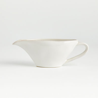 View Marin White Stoneware Gravy Boat details