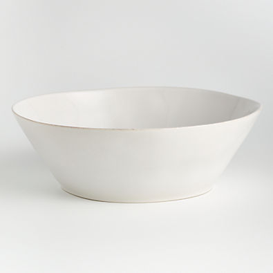 View Marin White Large Stoneware Serving Bowl details