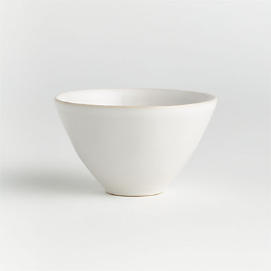 View Marin White Stoneware Mini Bowl details