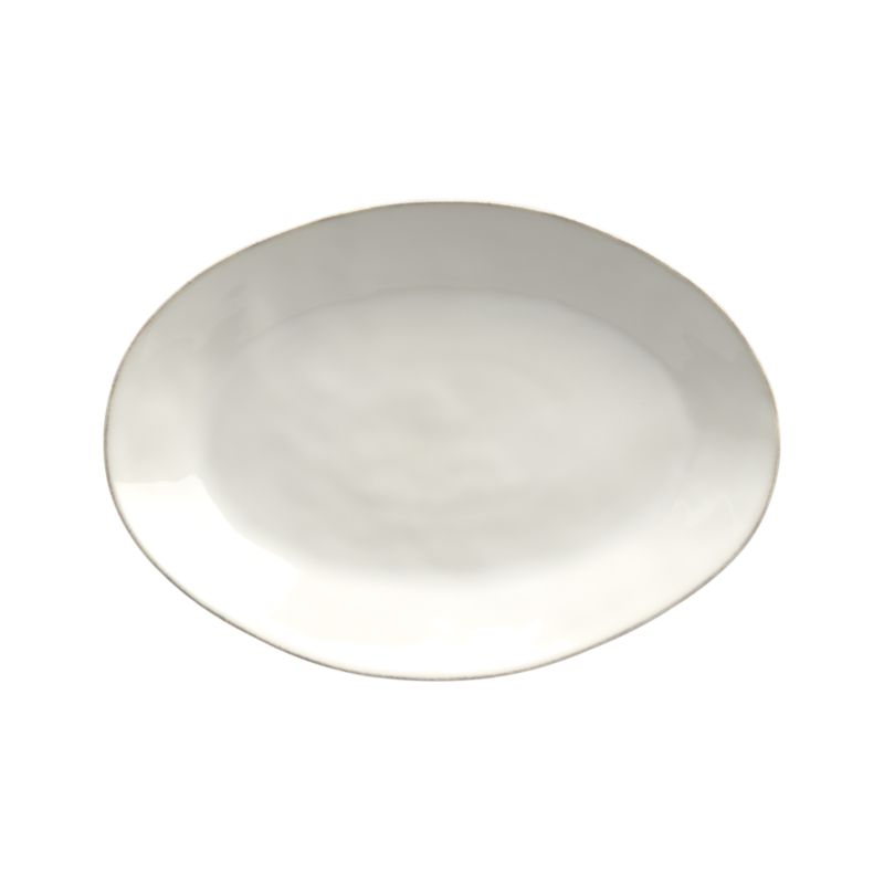 Marin White Small Oval Serving Platter - image 13 of 15