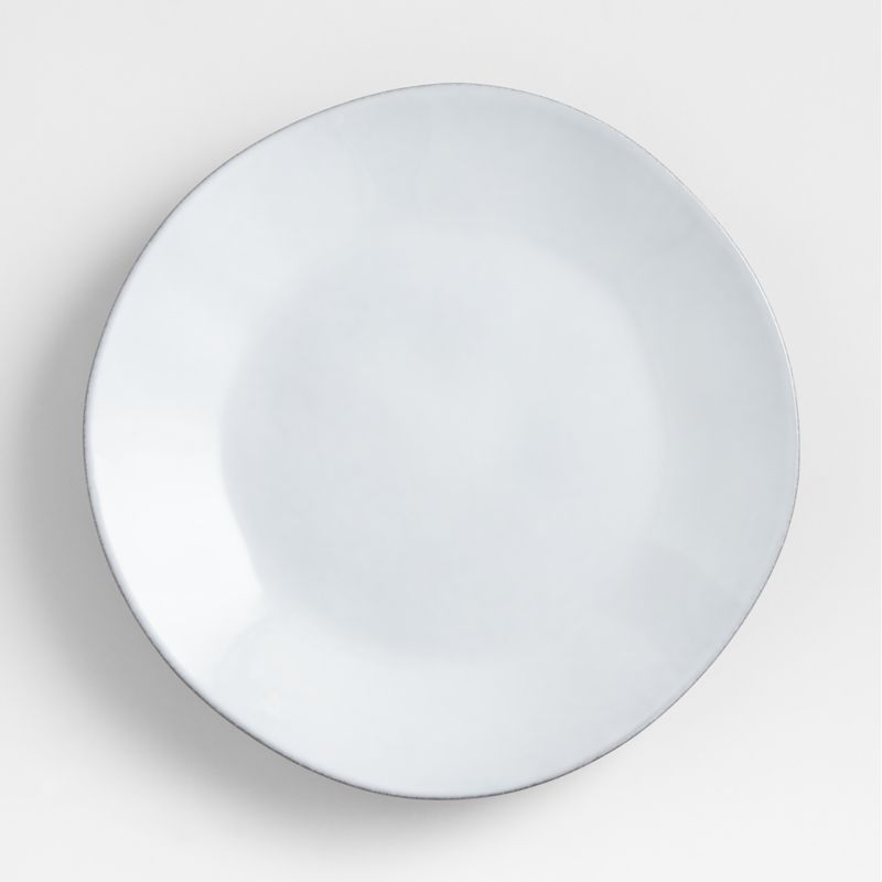 Marin White Recycled Dinner Plates, Set of 8