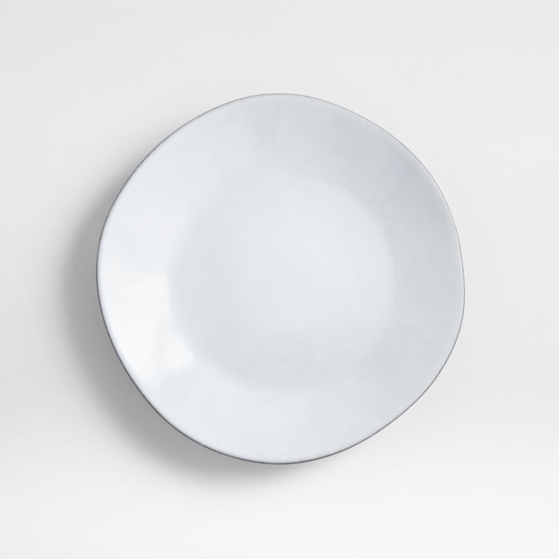 Marin White Recycled Salad Plates, Set of 8