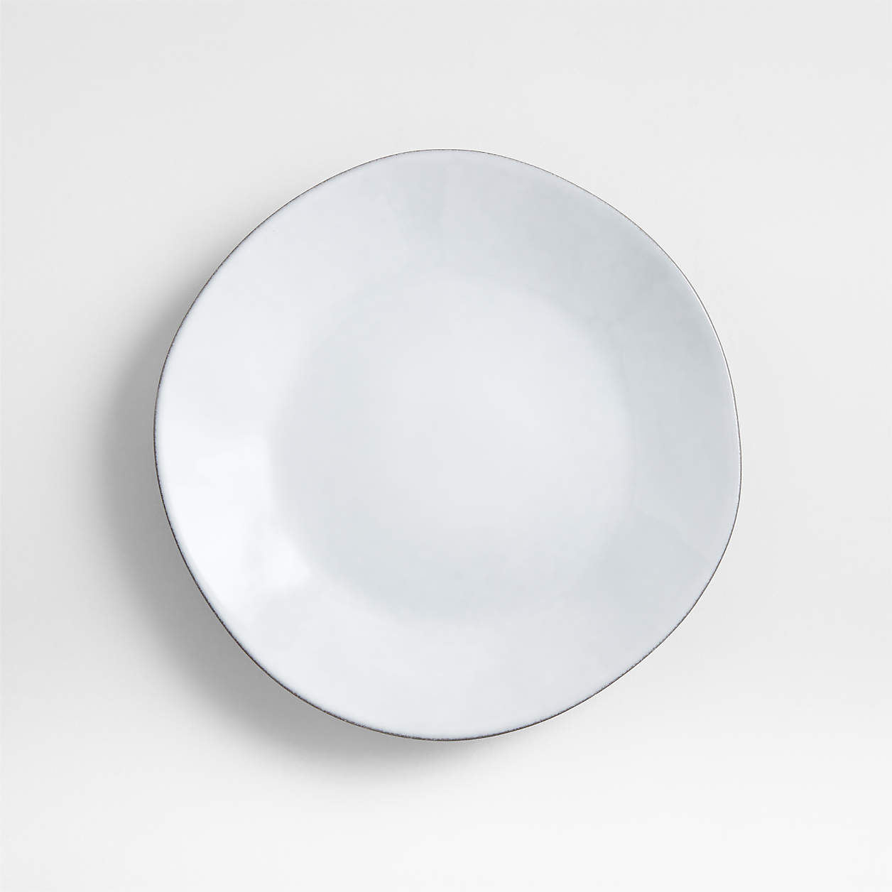 Salad Plate: Marin White Recycled Stoneware