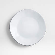 Marin White Recycled Stoneware Salad Plate + Reviews | Crate & Barrel