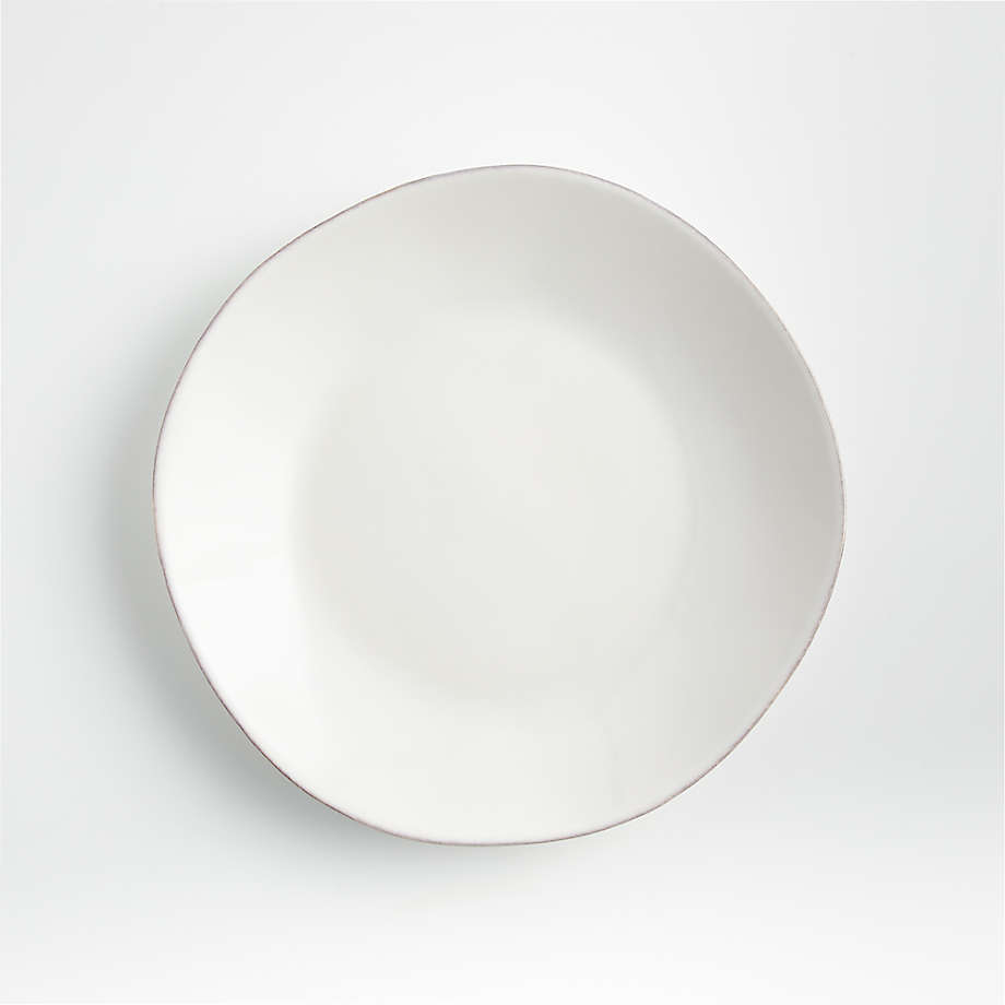 Marin White Coupe Salad Plate