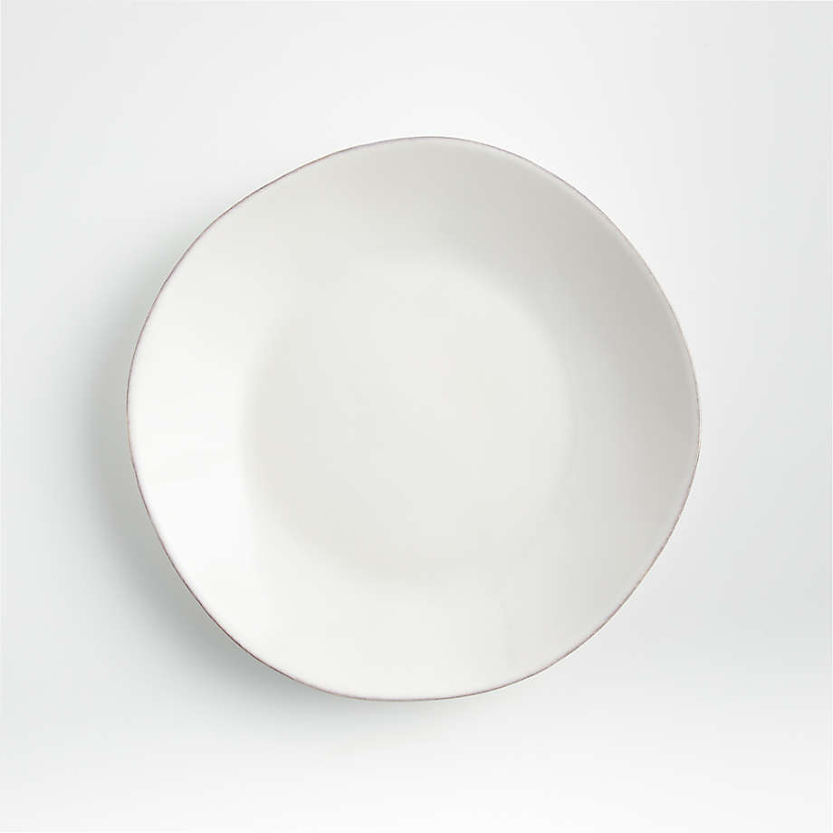 Marin White Salad Plate + Reviews | Crate & Barrel