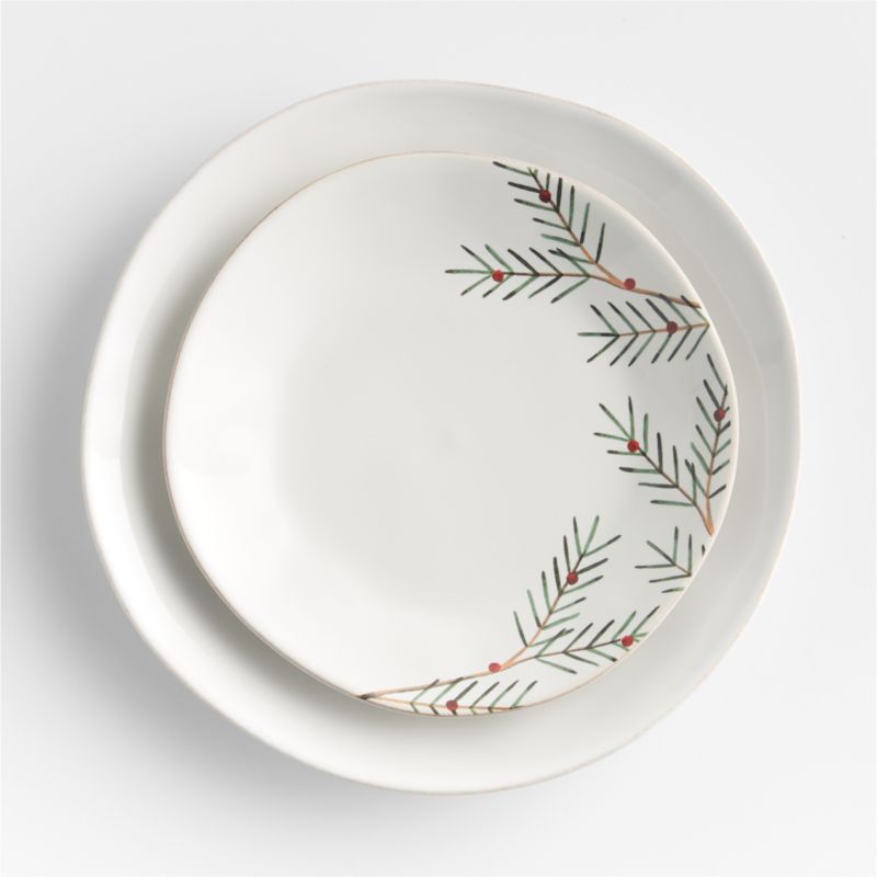 Marin Holiday Winter Pine Salad Plate - image 9 of 9