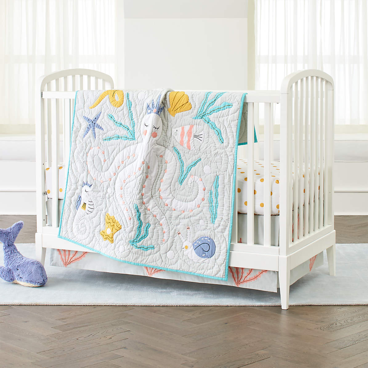 octopus crib bedding