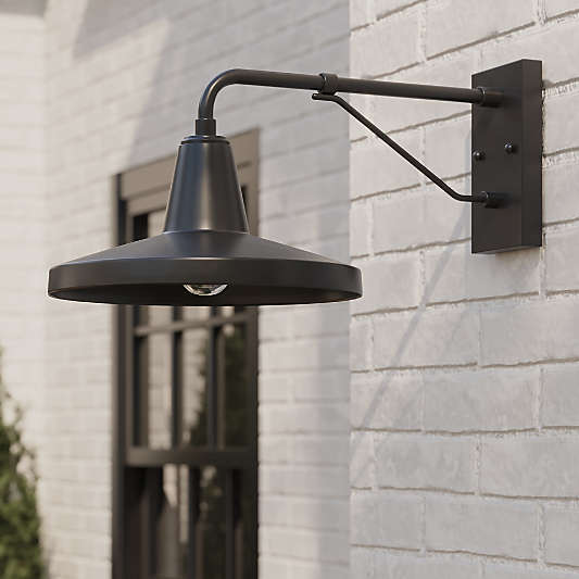 Mariner Black Outdoor Wall Sconce