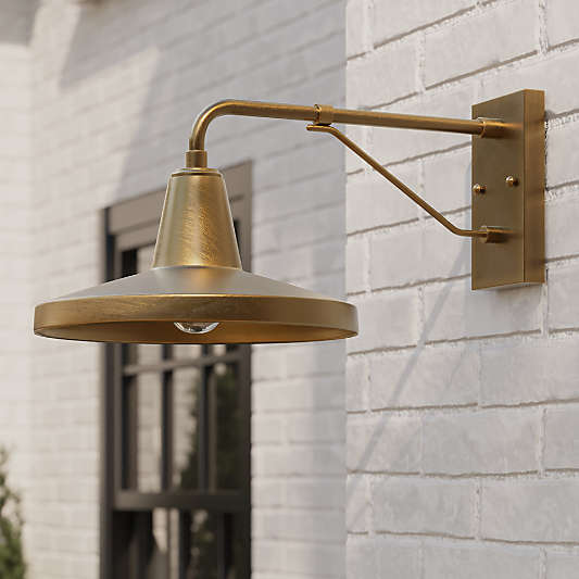 Mariner Brass Outdoor Wall