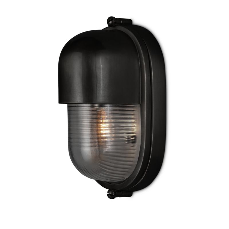 Maritime Black Outdoor Wall Sconce - image 5 of 7