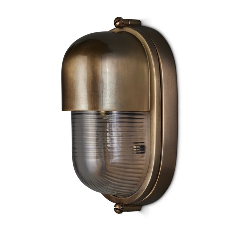 Maritime Brass Outdoor Wall Sconce - image 6 of 7