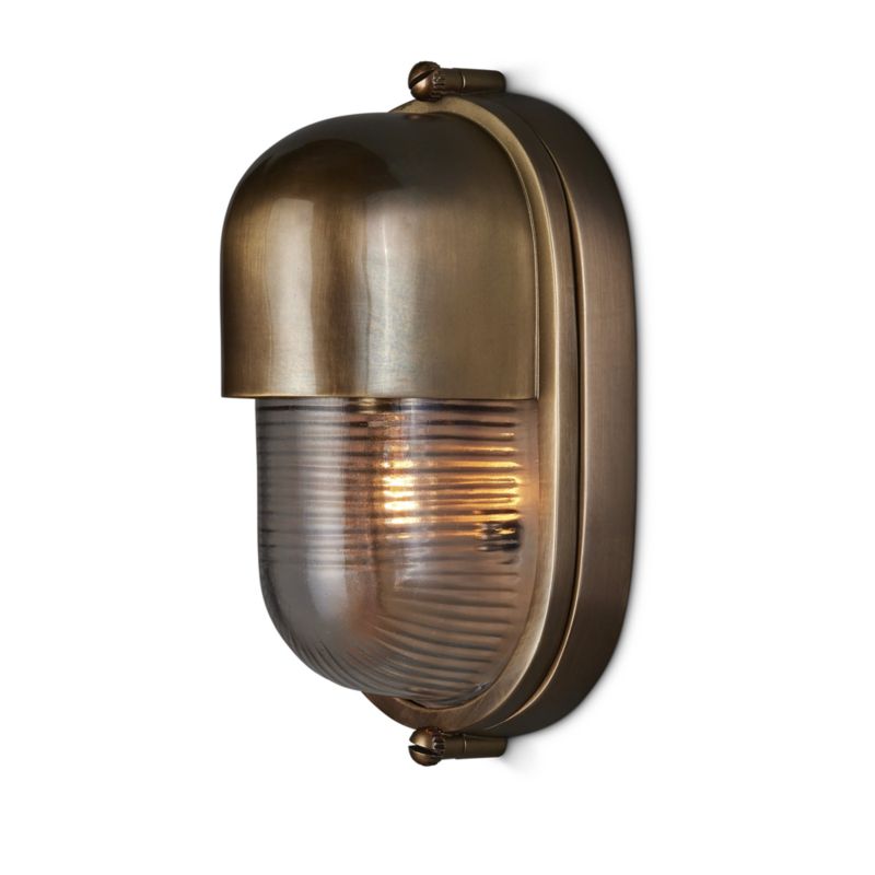 Maritime Brass Outdoor Wall Sconce - image 5 of 7