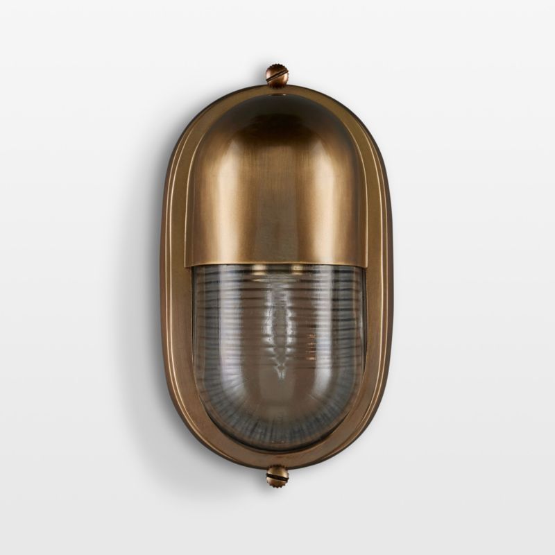 Maritime Brass Outdoor Wall Sconce - image 4 of 7