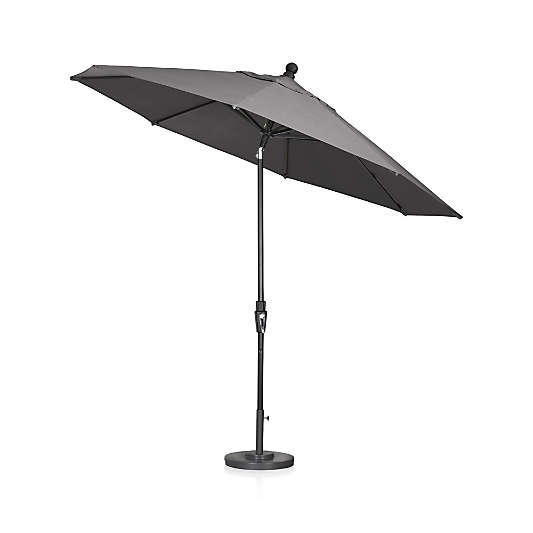 9' Round Tilt Black Umbrella Frame