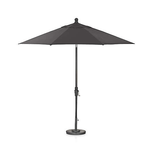 9' Round Tilt Black Umbrella Frame