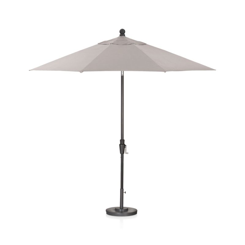 9' Round Sunbrella ® Silver Outdoor Patio Umbrella Canopy - image 1 of 2